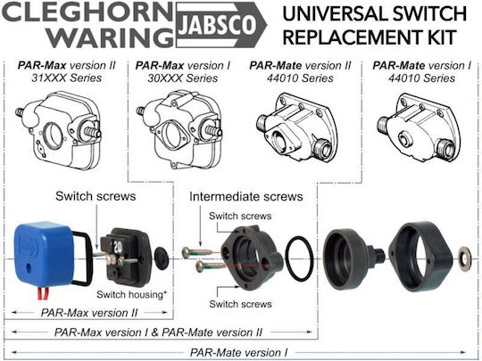 Jabsco Αντλία Πρεσοστατική για Σκάφος