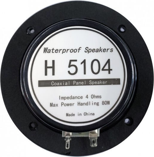 Hasda Σετ Ηχεία Σκάφους Αδιάβροχα με 80W RMS Μαύρο