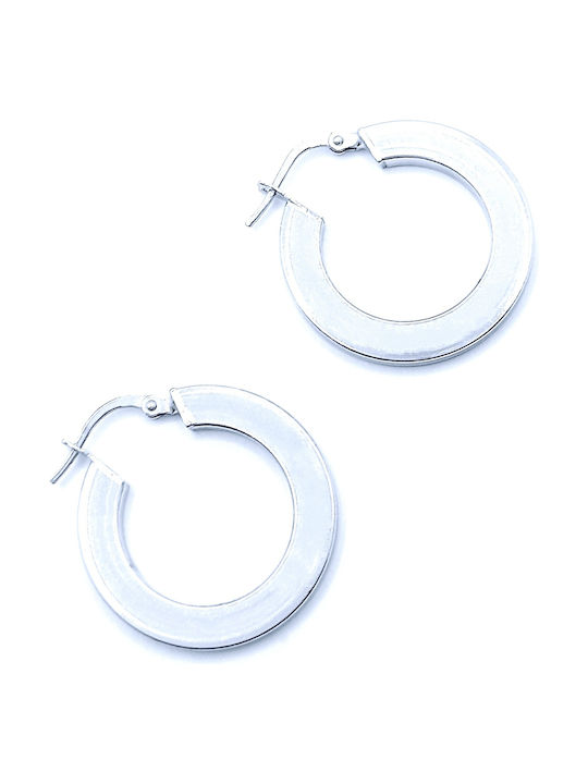 PS Silver Earrings Hoops made of Silver