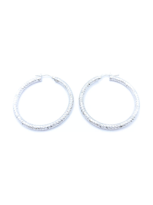 PS Silver Earrings Hoops made of Silver