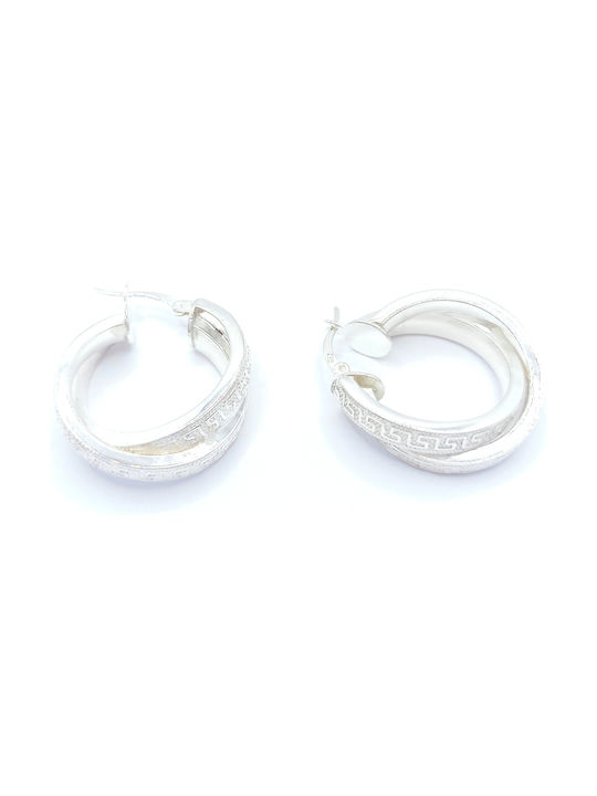 PS Silver Earrings Hoops made of Silver