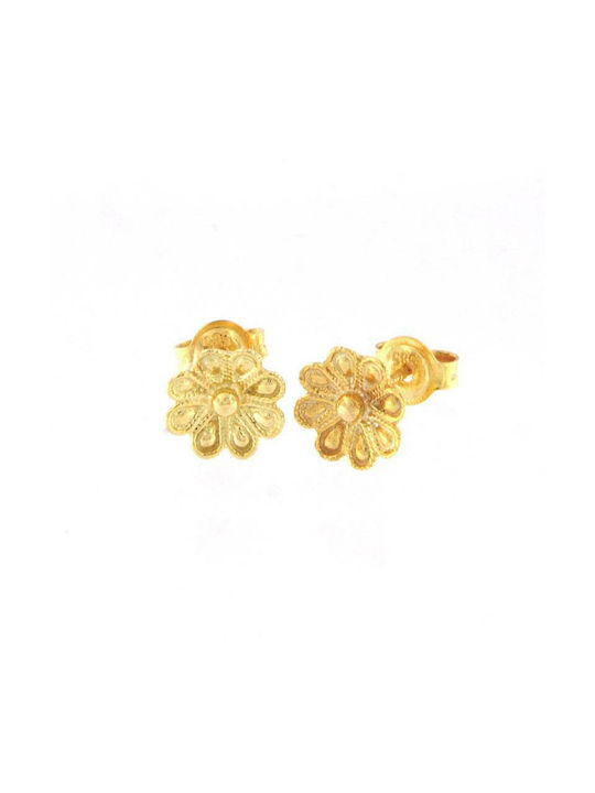 Ios Earrings made of Gold 14K with Stones