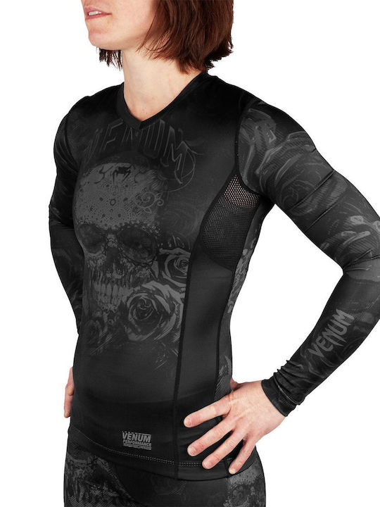 Venum 3.0 Long Sleeve Shirt VENUM-03712-114 for Jiu-Jitsu Black