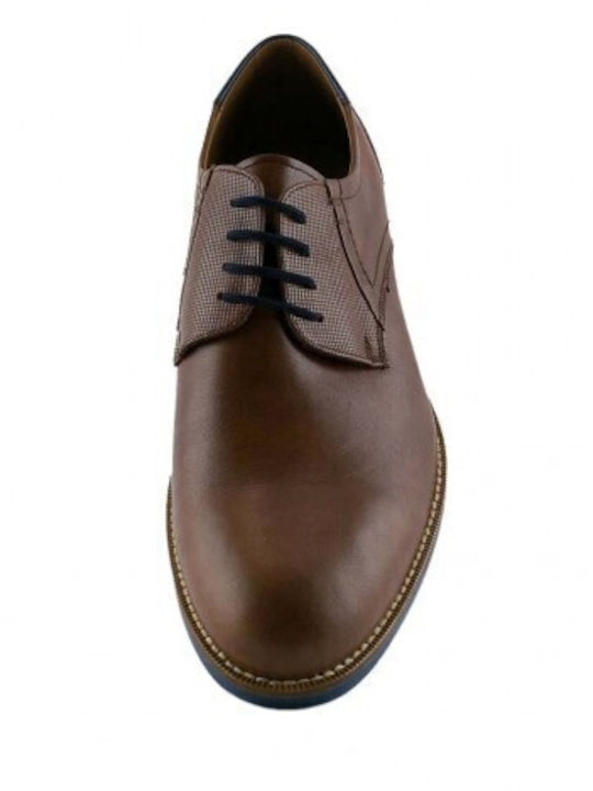 Antonio Shoes Men's Leather Casual Shoes Tabac Brown