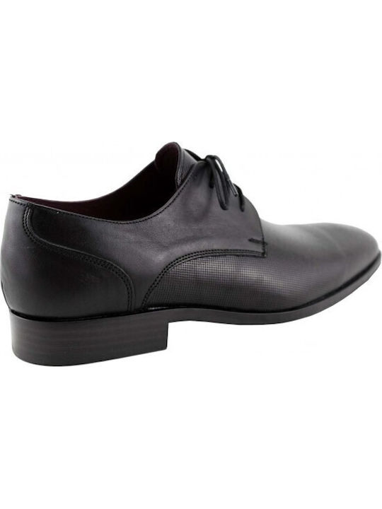 Antonio Shoes Leder Herren Freizeitschuhe Schwarz