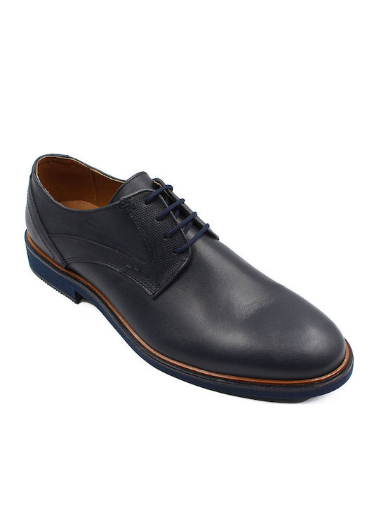 Men's Leather Casual Shoes Blue