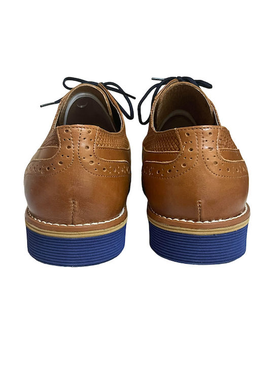 Antonio Shoes Men's Leather Casual Shoes Blue