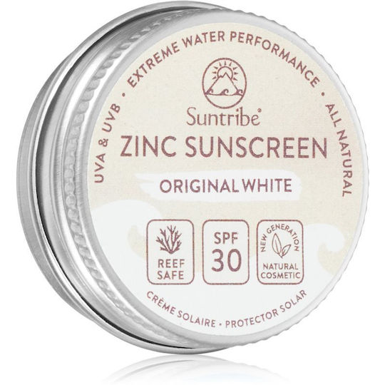 Suntribe Cremă Antisolara Zinc Pentru Față Protectie Solara (SPF) 30 15gr