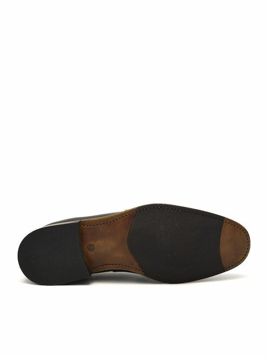 Δερμάτινα Ανδρικά Loafers σε Μαύρο Χρώμα