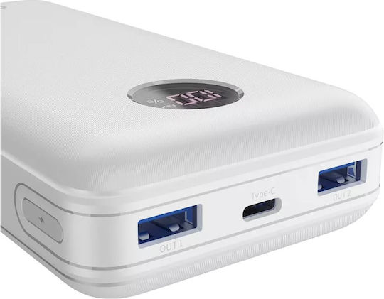 Canyon PB-2002 Solar Power Bank 20000mAh 18W Stromlieferung Weiß