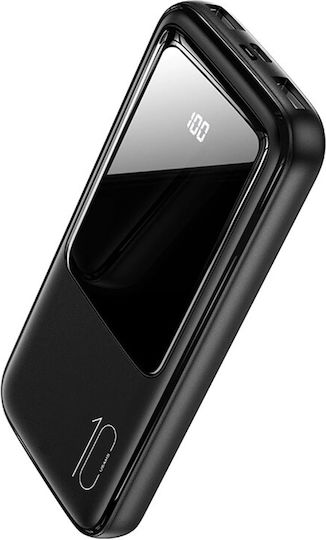 Usams PB58 Power Bank 10000mAh mit 2 USB-A Anschlüssen Schwarz