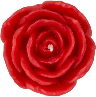 Out of the Blue Decorative Candle In Red Jar 3 Pieces
