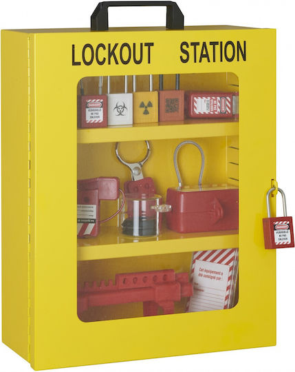 Portable Metal Equipment Lockout Storage Cabinet 360x450x155 Thirard 00091248