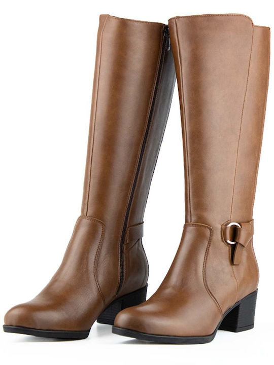 Softies Leather Women's Boots Brown