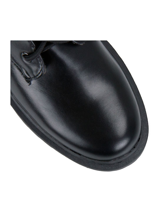 Women's Boots with Laces Black