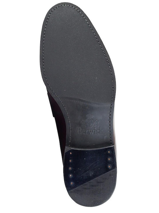 Men's Leather Moccasins Burgundy