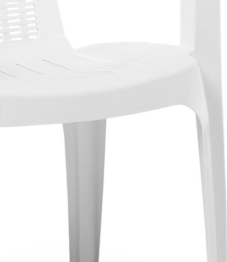 Outdoor-Stuhl Polypropylen Headway White 56x42x78εκ.