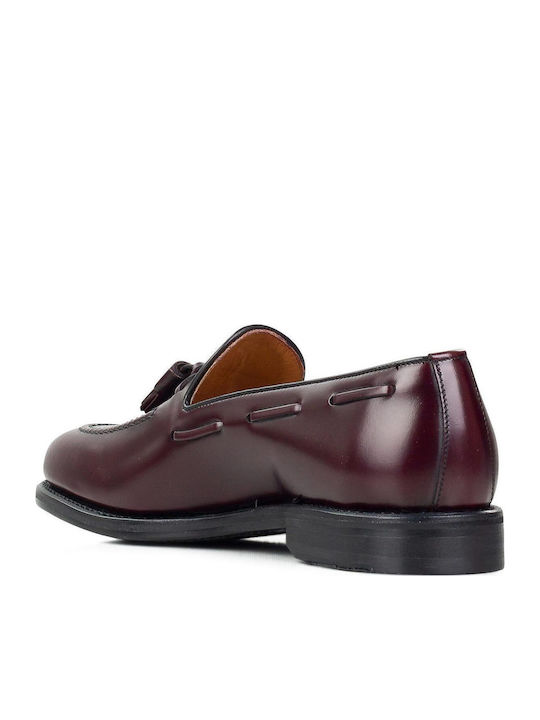 Mocasini barbati in Burgundy Culori