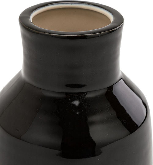 La Redoute Interieurs Keramik Vase Schwarz 13x13x23cm