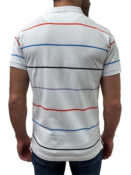 Dors Bluza Bărbătească cu Mânecă Scurtă Polo Multicolor