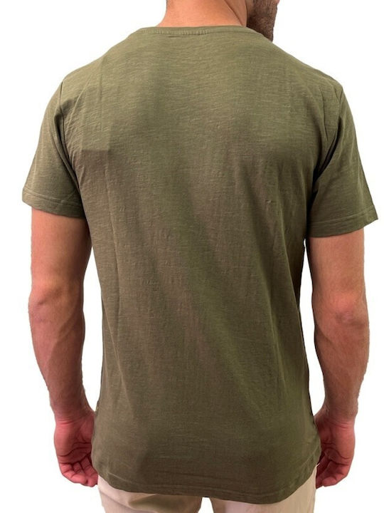 Dors Men's Short Sleeve T-shirt Khaki