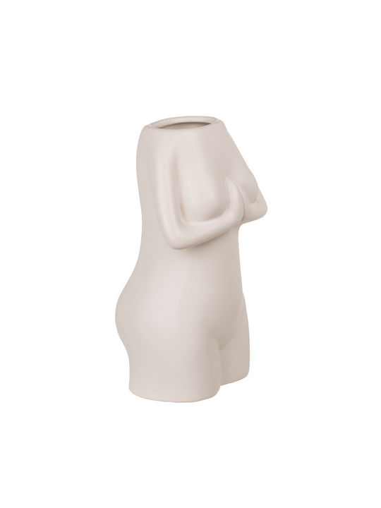 Out of the Blue Vază Decorativă Ceramică Body Albă Φ6.3xÎ10.9cm