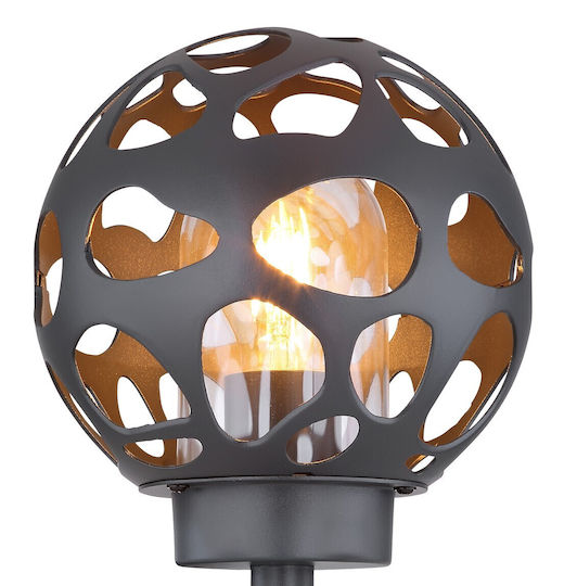 Globo Lighting Wall-Mounted Outdoor Lantern E27 IP44 20x32.7εκ.