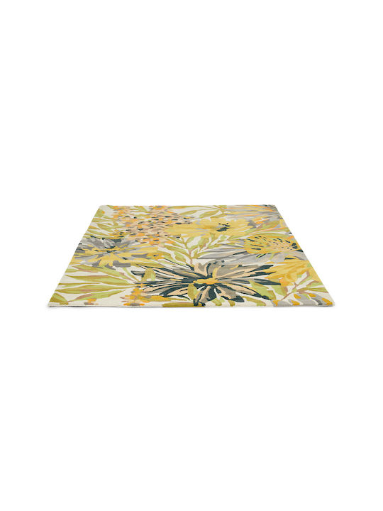 Harlequin Lucrat manual Covor Rectangular Din lână Porumb verde