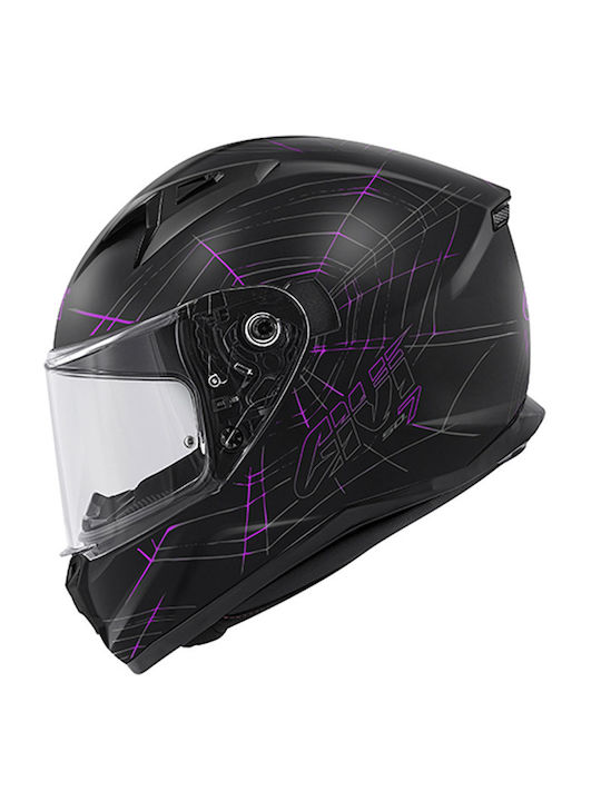 Givi H50.7 Phobia Full Face Helmet ECE 22.06 1490gr Matt Black/Violet GIV000KRA206