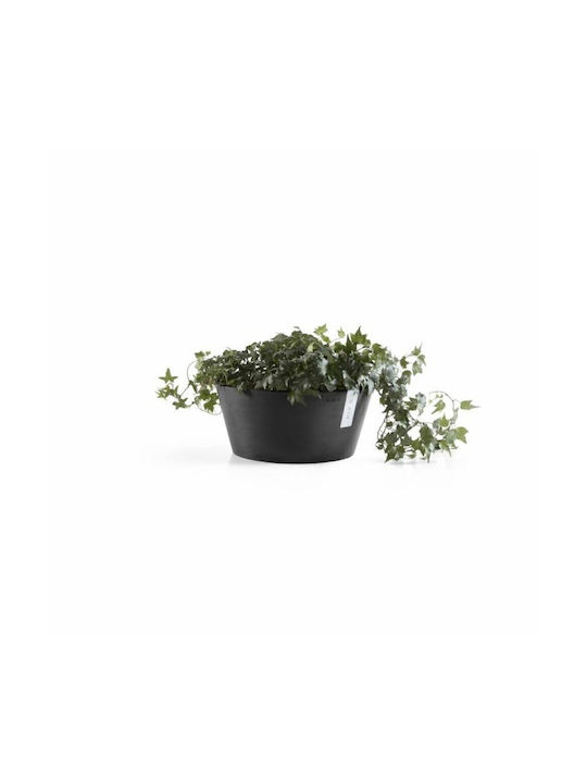 Ecopots Frankfurt Γλάστρα σε Γκρι Χρώμα 40x18cm