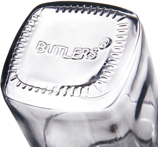 Butlers Flasche Wasser Glas mit Clip Transparent 500ml