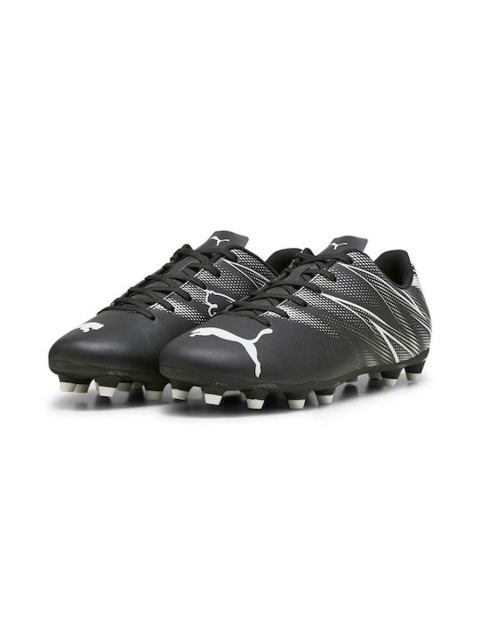 Puma Attacanto FG/AG Χαμηλά Ποδοσφαιρικά Παπούτσια με Τάπες Μαύρα