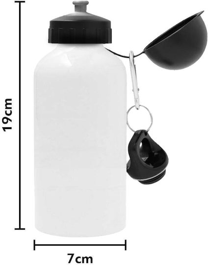 Koupakoupa Kids Water Bottle Star Wars Aluminium with Pop-Up Cap White 500ml