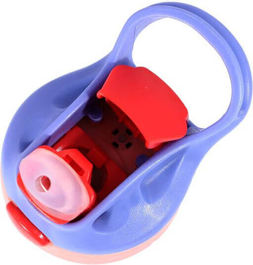Koupakoupa Kids Water Bottle Peppa Pig Stainless Steel with Straw Blue 350ml Personalized