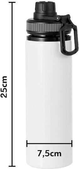 Koupakoupa Kids Water Bottle Super Mario Aluminium with Screw Cap Non Spill 850ml