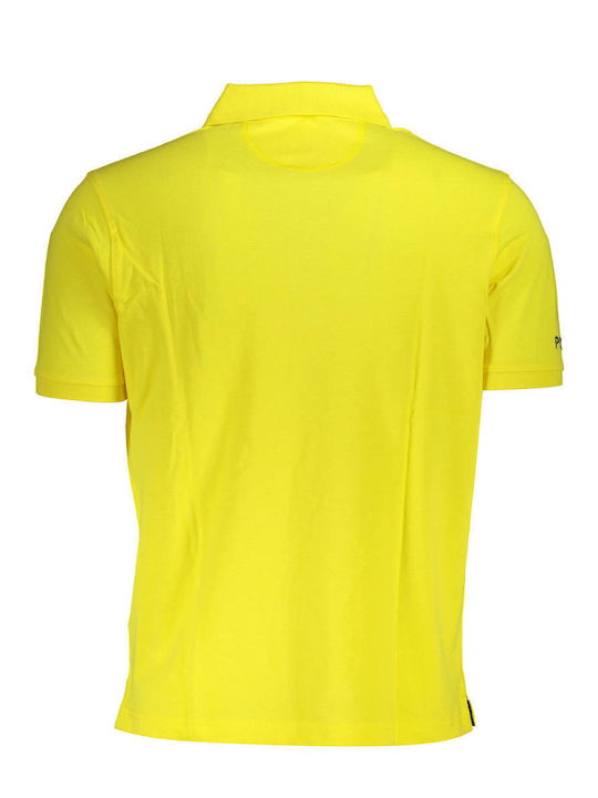 La Martina Men's Short Sleeve Blouse Polo Yellow