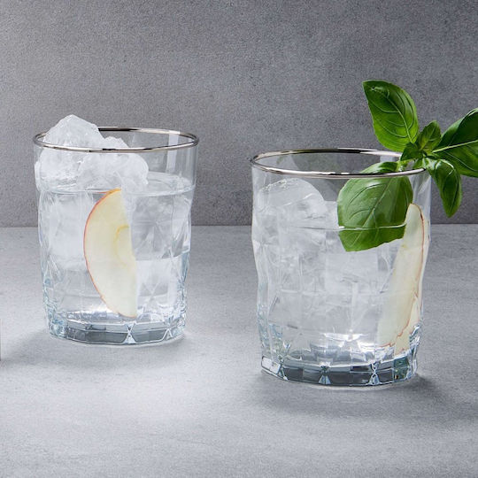 Butlers Ποτήρι Καφέ/Freddo από Γυαλί σε Ασημί Χρώμα 345ml