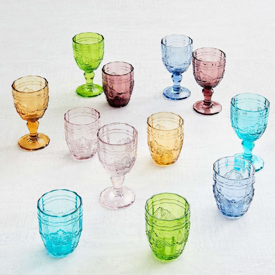 Butlers Ποτήρι Νερού από Γυαλί σε Μπλε Χρώμα 250ml