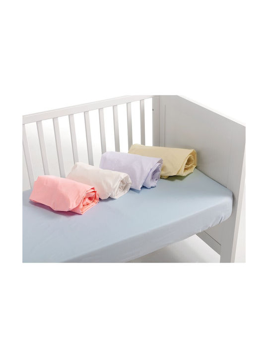 Interbaby Fitted Pink Baby Sheets 70x140cm