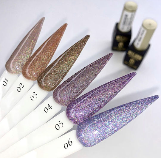 Milano Cosmetic Prizma Ημιμόνιμο Βερνίκι Νυχιών Μπρούτζινο Cat Eye 8ml