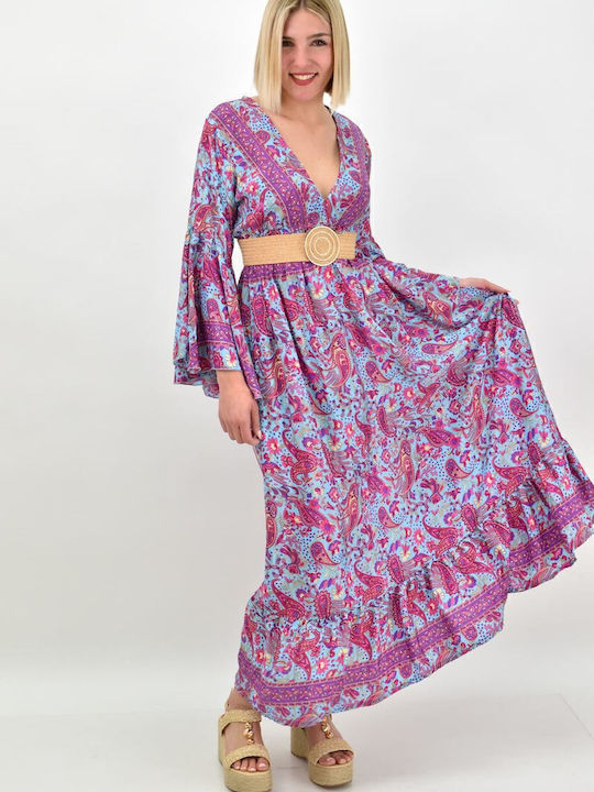 Summer Maxi Dress Light Blue