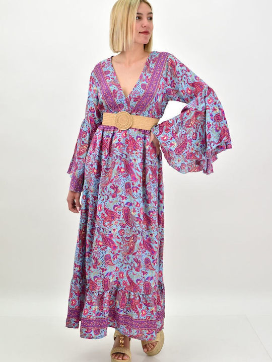 Summer Maxi Dress Light Blue