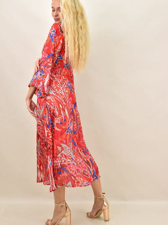 Midi Kleid Rot