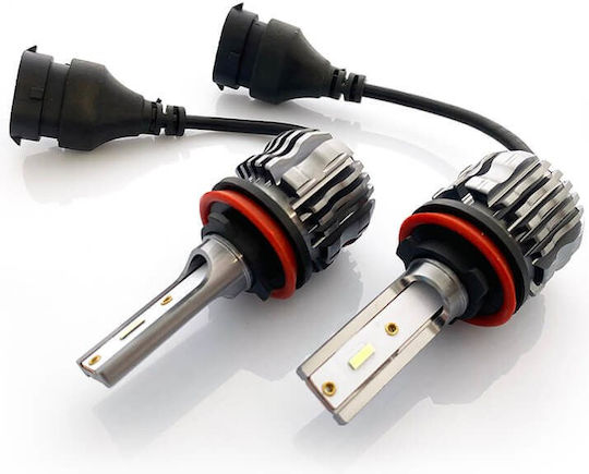 Photon Lamps Car H11 / H1 / H8 / H9 / H16 LED Blue 12-24V 2pcs