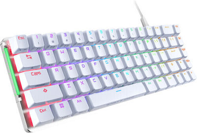 Asus ROG Falchion Gaming Mechanische Tastatur 65% mit Benutzerdefiniertes Rot Schaltern und RGB-Beleuchtung (Englisch US) Ace White