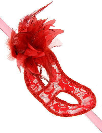 Maskarade BDSM Mask in Red Color