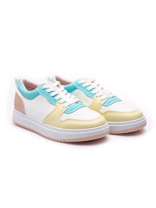 Malesa Damen Sneakers White / Pink