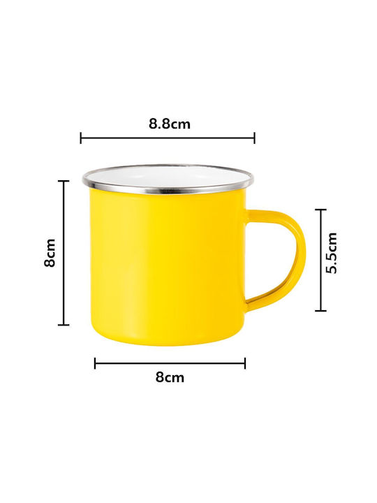 Koupakoupa Enamel Cup Yellow 360ml