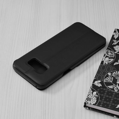 Techsuit eFold Carte Piele artificială Negru (Galaxy S8+)