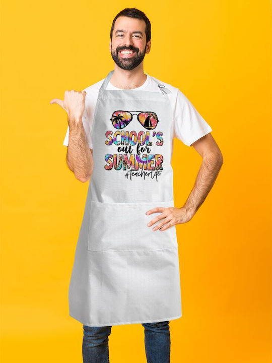 Koupakoupa Wasserdicht Küchenschürze Weiß KP_17797_APRON-BBQ-ADULT 1Stück